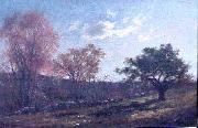 Charles Furneaux Landscape with a Stone Wall, oil painting of Melrose, Massachusetts by Charles Furneaux oil painting picture wholesale